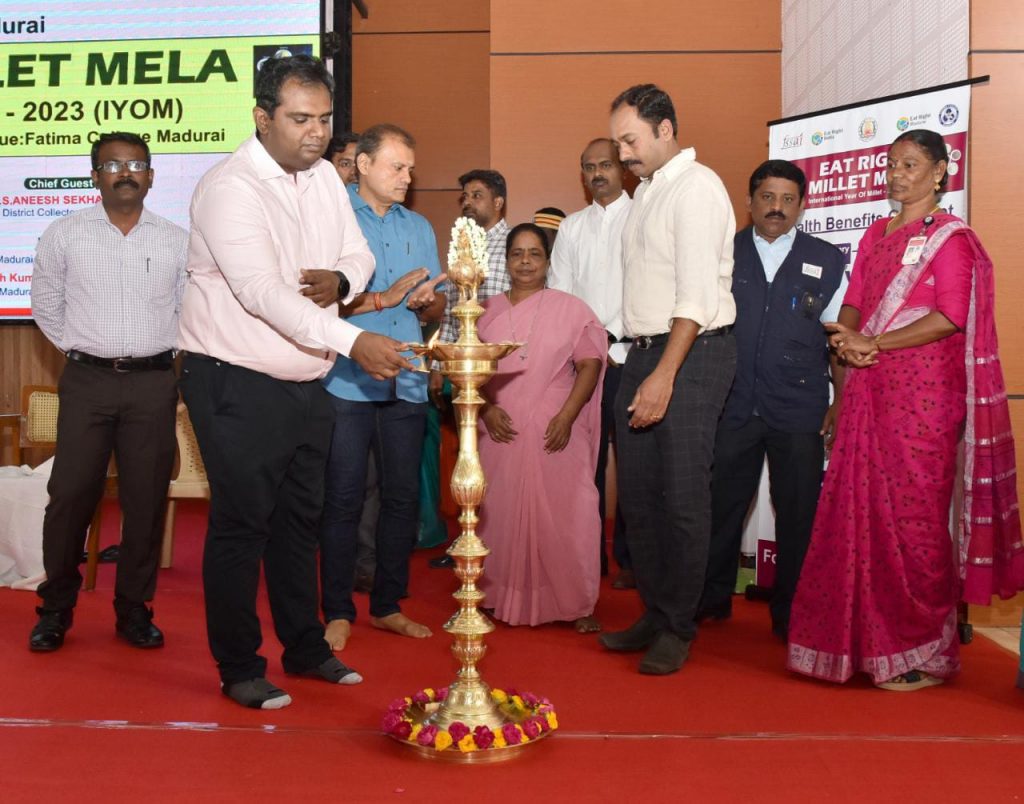 'EAT RIGHT MILLET MELA' held at Fatima College in Madurai (Video