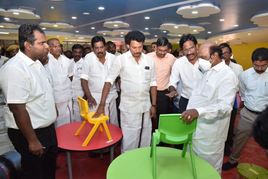 KALAIGNAR LIBRARY IN MADURAI WILL BE OPENED ON JUNE 3rd by CM STALIN